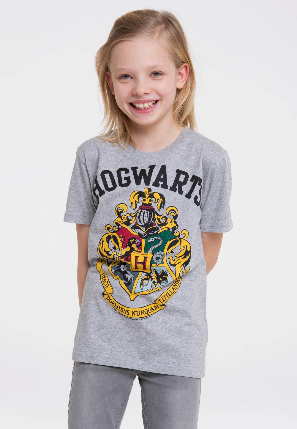 Logoshirt Harry Potter - Hogwarts Logo - Wappen - Organic - T-Shirt Print - Kinder