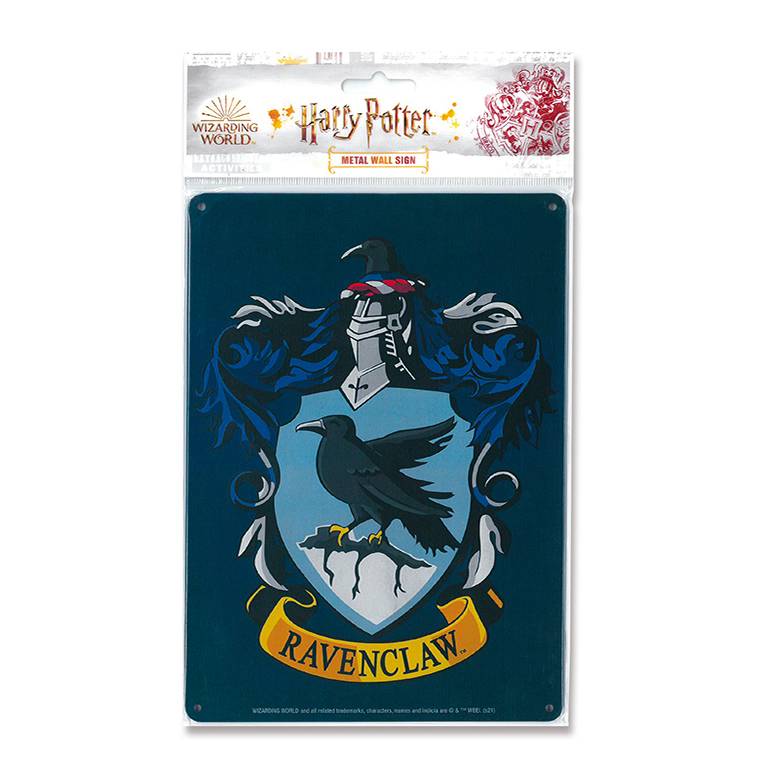Logoshirt Harry Potter - Ravenclaw Logo - Rabe - Blechschild A5