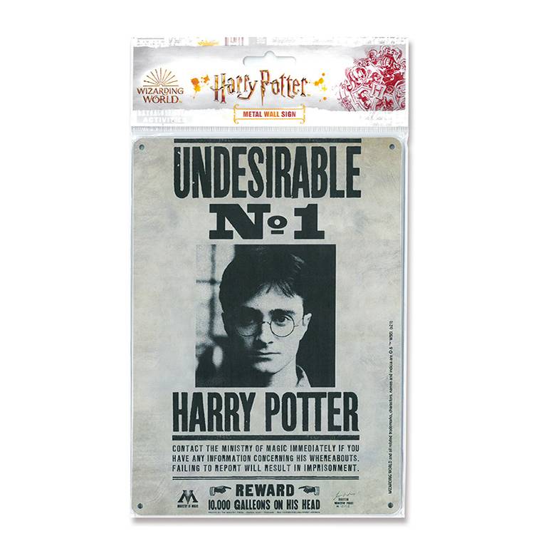 Logoshirt Harry Potter - Undesirable No. 1 - Blechschild A5