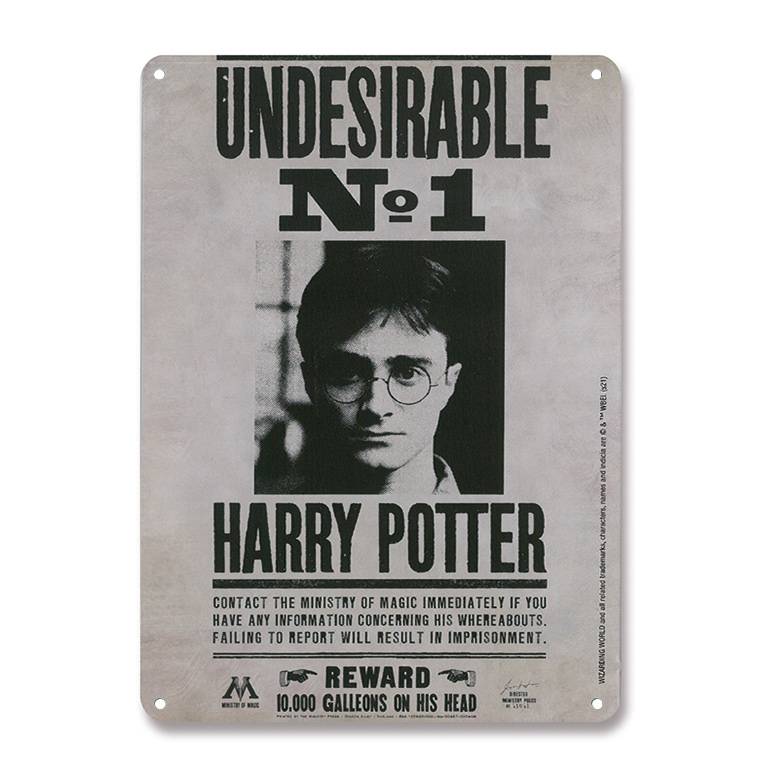 Logoshirt Harry Potter - Undesirable No. 1 - Blechschild A5 Logoshirt Harry Potter - Undesirable No. 1 - Blechschild A5