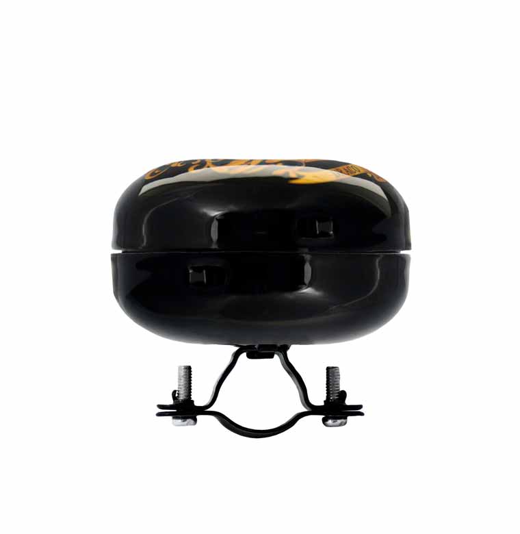 Logoshirt Hogwarts - Logo - Harry Potter - Fahrradklingel Retro - Groß - Ø 80 Mm - Schwarz