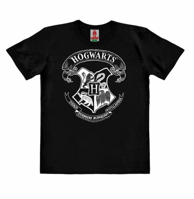 Logoshirt Hogwarts Logo (Weiß) - Harry Potter - Bio - T-Shirt Print - Kinder