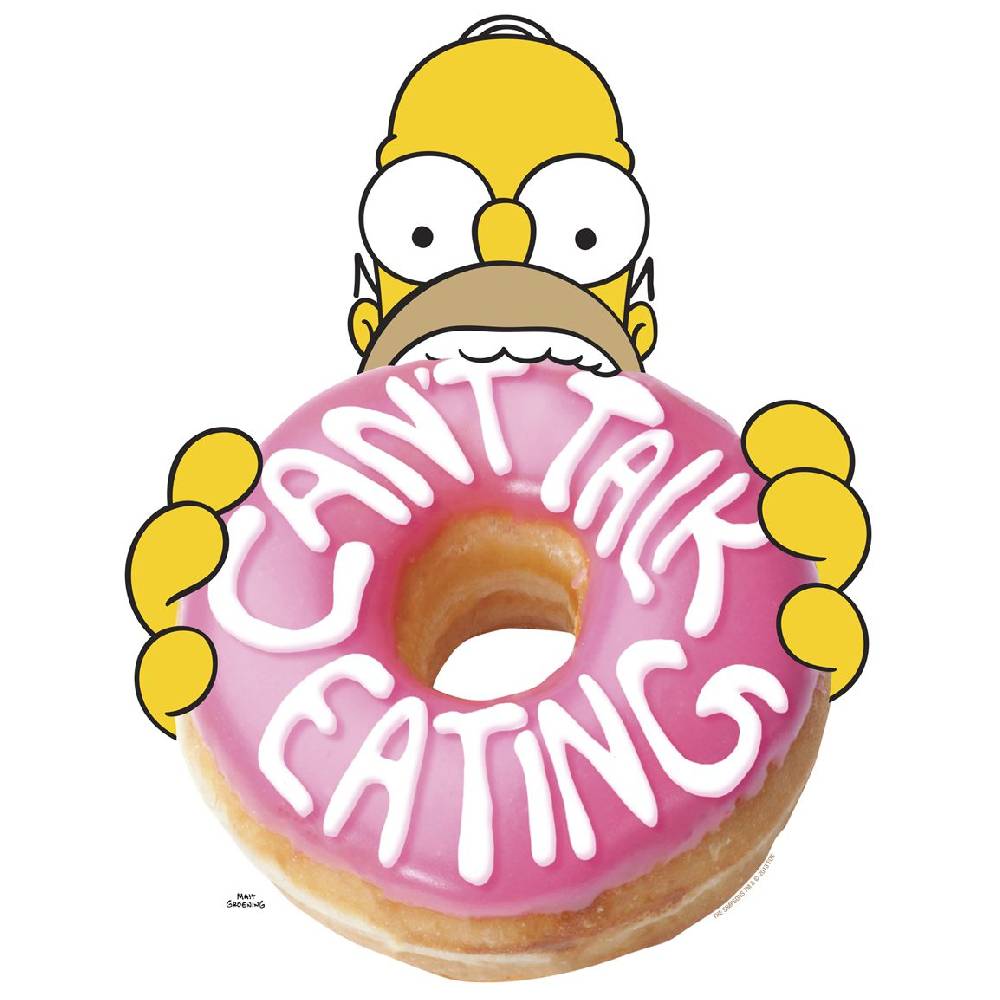 Logoshirt Homer Simpson - Donut - The Simpsons - Easyfit - T-Shirt