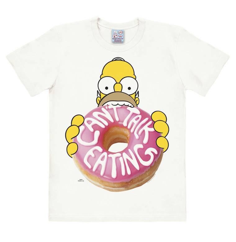 Logoshirt Homer Simpson - Donut - The Simpsons - Easyfit - T-Shirt
