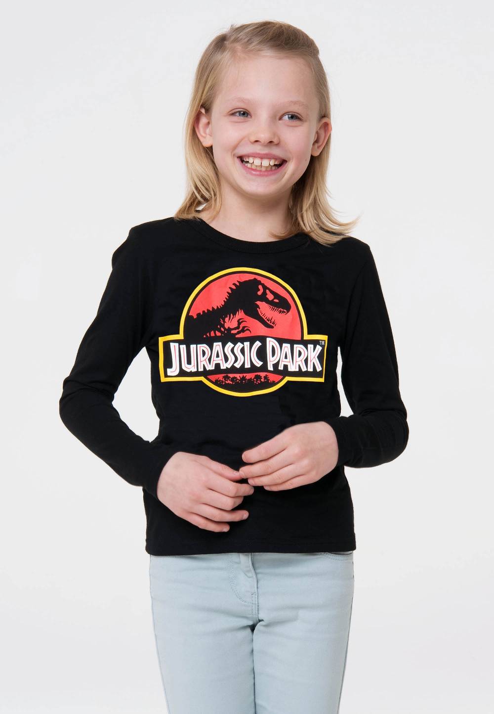 Logoshirt Jurassic Park - Logo - Langarmshirt Print - Kinder