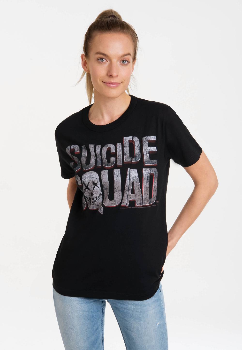 Logoshirt Justice League - Movie Logo - DC Comics - T-Shirt Print - Damen