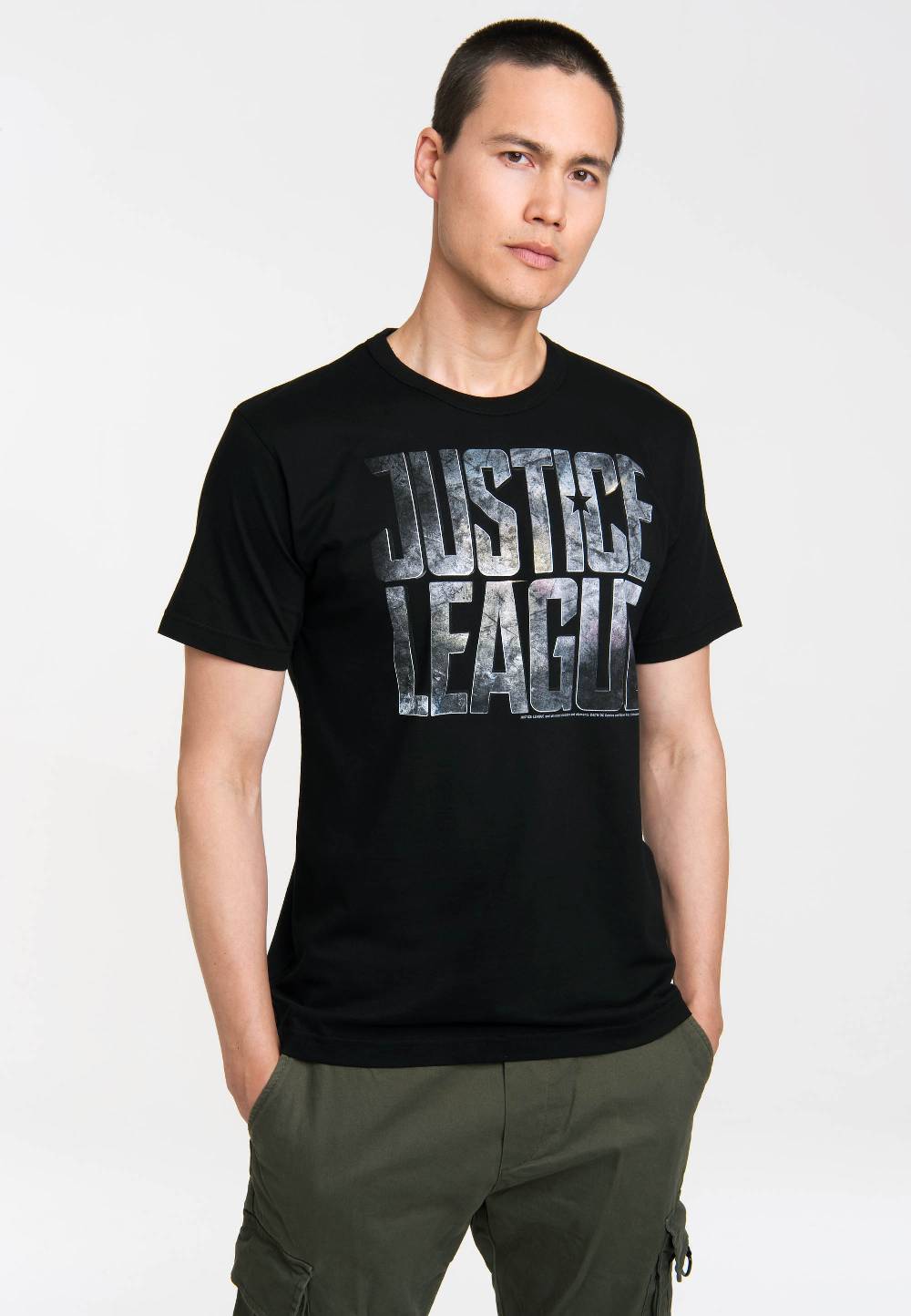 Logoshirt Justice League - Movie Logo - DC Comics - T-Shirt Print - Herren