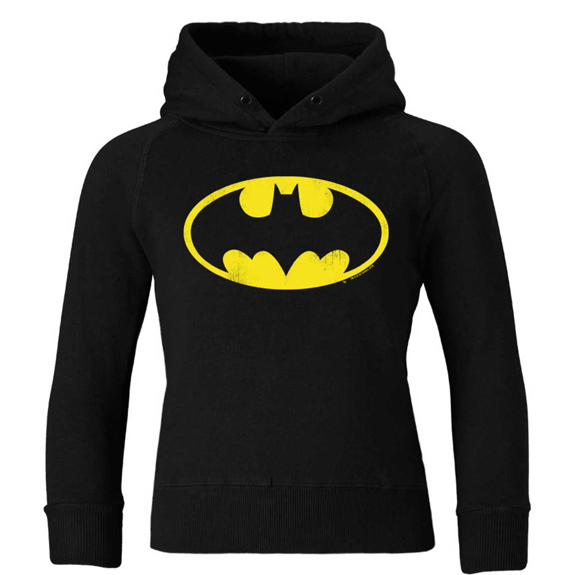 Logoshirt Kinder Kapuzen-Sweatshirt Batman - Logo (ohne Fronttasche)
