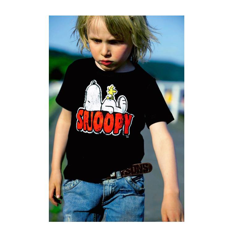 Logoshirt Kinder T-Shirt Snoopy - Peanuts - Snoopy And Woodstock
