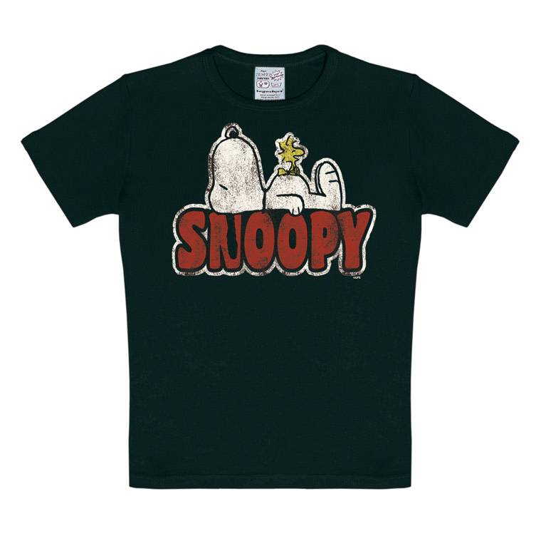 Logoshirt Kinder T-Shirt Snoopy - Peanuts - Snoopy and Woodstock