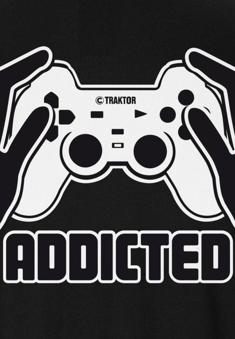 Logoshirt Addicted - Gamecontroller - T-Shirt Print