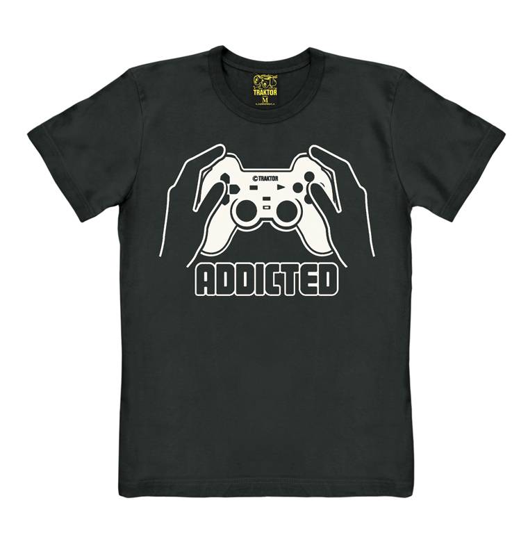 Logoshirt Addicted - Gamecontroller - T-Shirt Print Logoshirt Addicted - Gamecontroller - T-Shirt Print