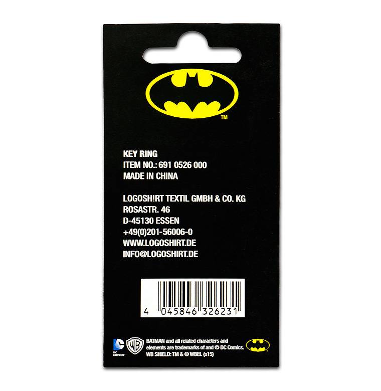 Logoshirt Batman - Logo - DC Comics - Schlüsselanhänger