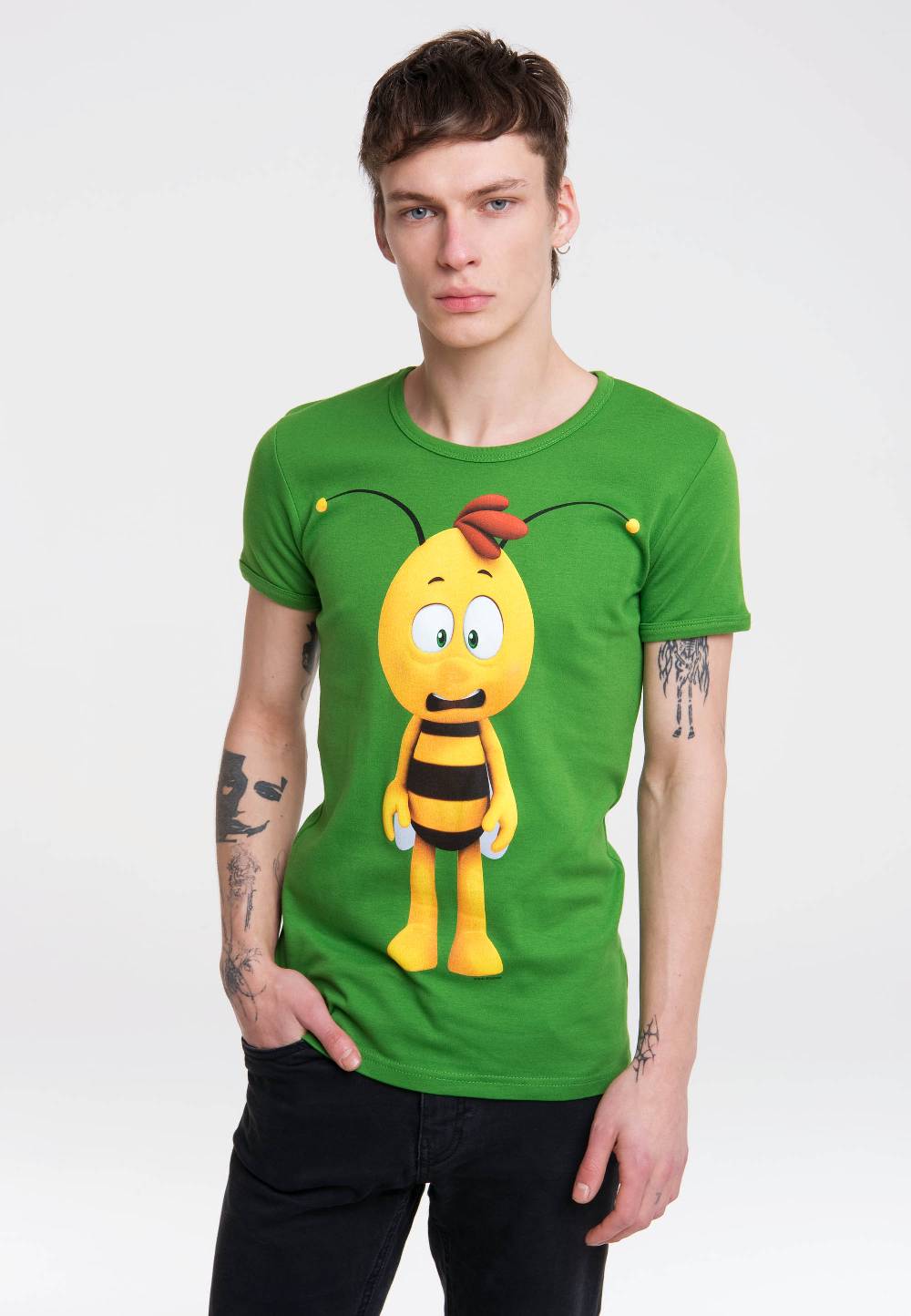 Logoshirt Biene Maja - Willi 3D - T-Shirt Print - Herren