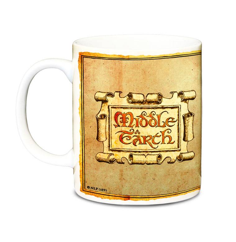 Logoshirt Der Hobbit - Mittelerde Karte - Kaffeetasse