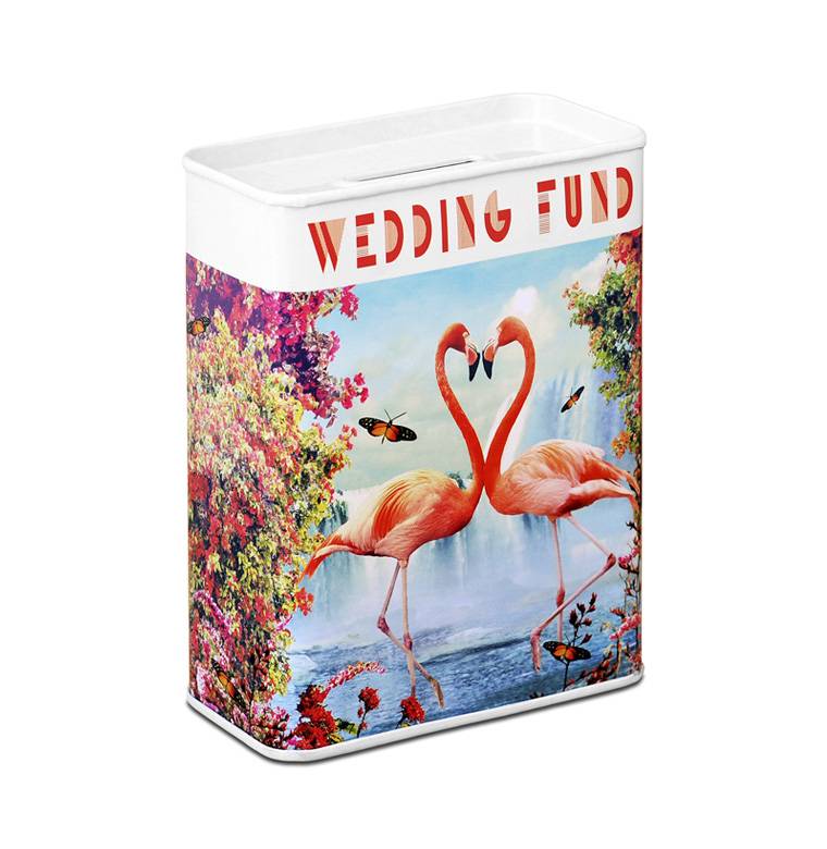 Logoshirt Flamingos - Wedding Fund - Spardose