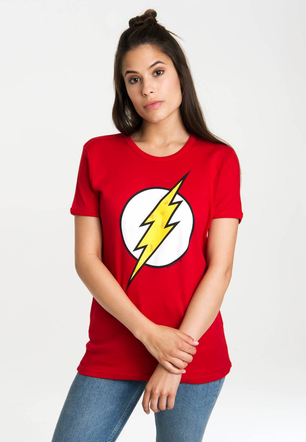 Logoshirt Flash Logo - DC Comics - T-Shirt Print - Damen