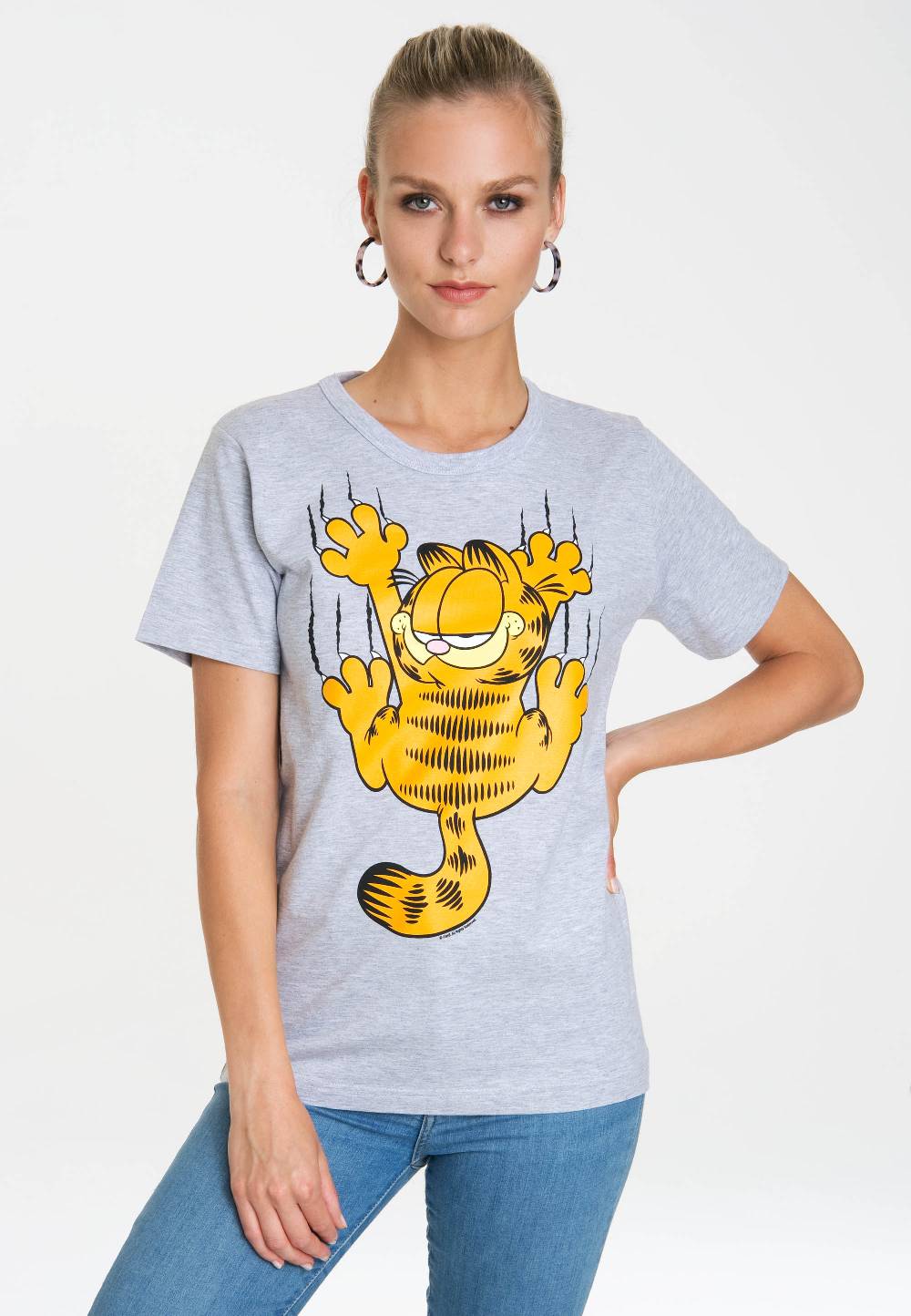 Logoshirt Garfield - Scratches - T-Shirt Print - Damen