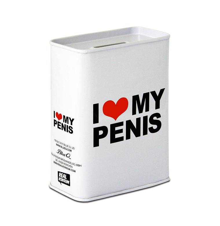 Logoshirt I Love My Penis - Spardose