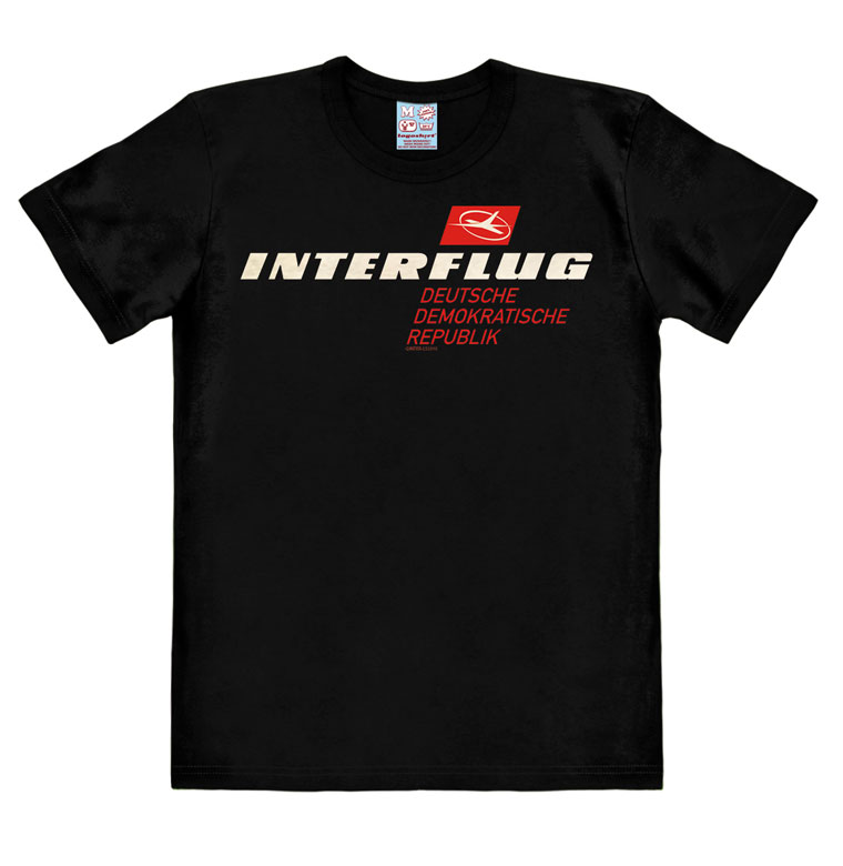 Logoshirt Interflug DDR - T-Shirt Print - Herren