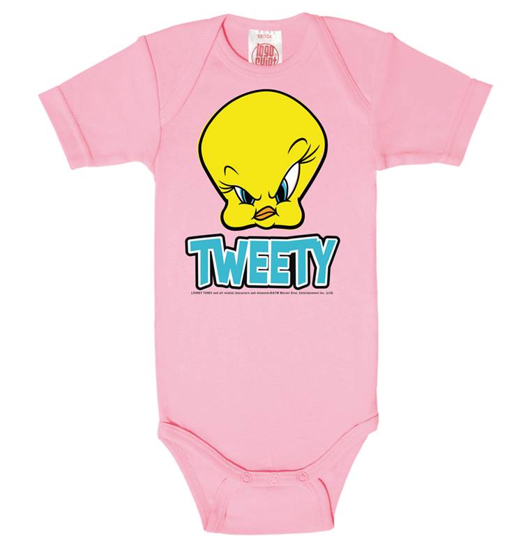 Logoshirt Looney Tunes - Tweety - Baby Body - Kurzarm