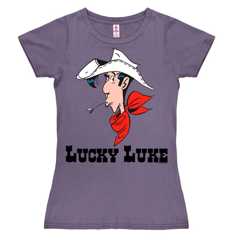 Logoshirt Lucky Luke - Portrait - T-Shirt Print - Damen