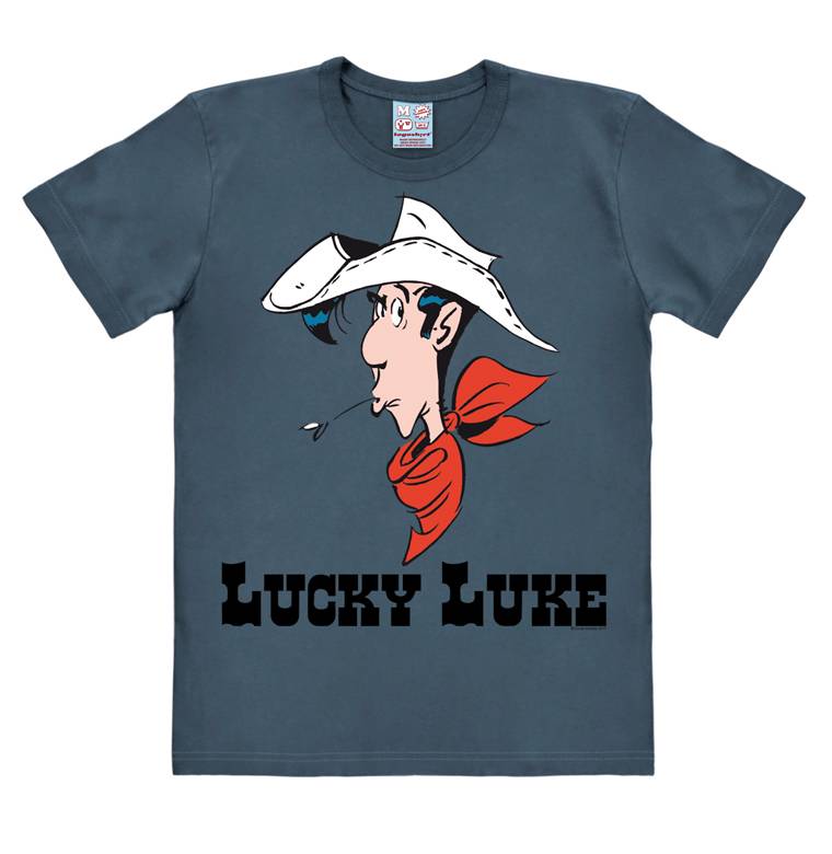 Logoshirt Lucky Luke - Portrait - T-Shirt Print - Herren