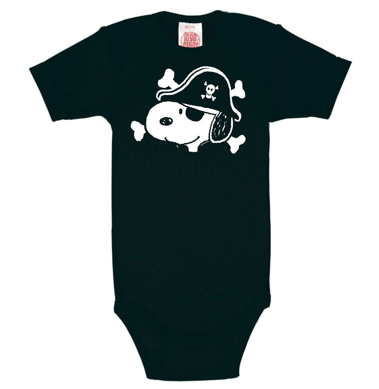 Logoshirt Peanuts - Snoopy - Pirat - Baby Body - Kurzarm