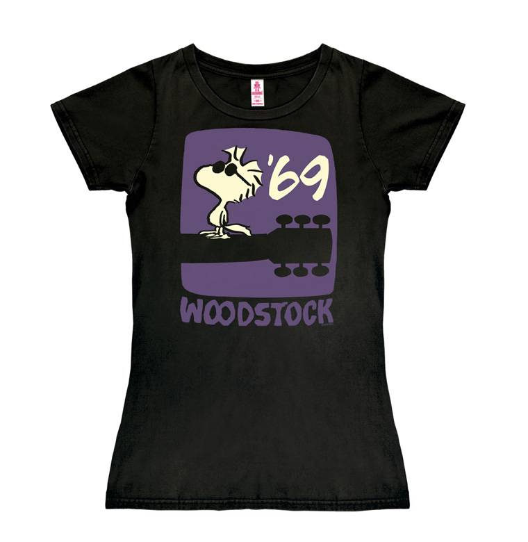 Logoshirt Peanuts - Woodstock 69 - T-Shirt Print - Damen