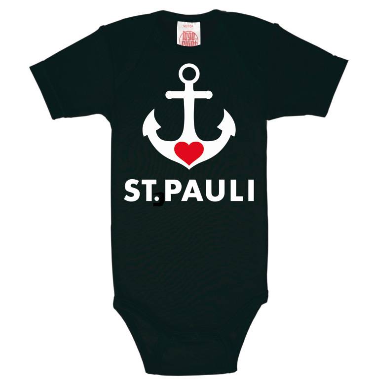 Logoshirt St. Pauli - Anker - Baby Body - Kurzarm