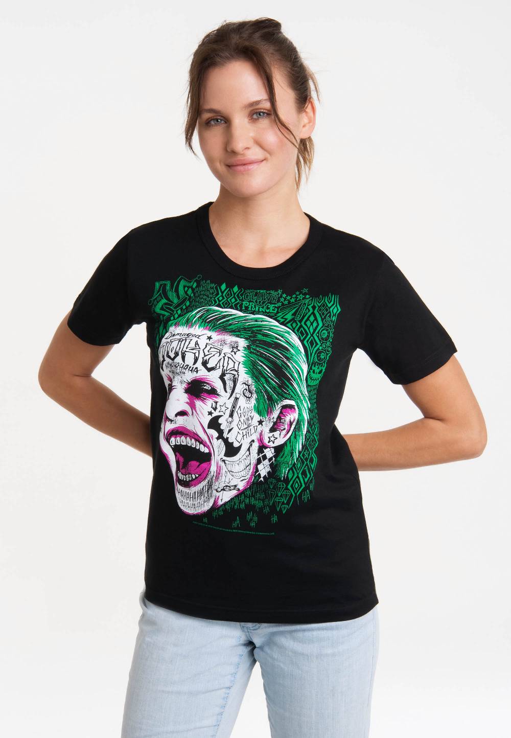 Logoshirt Suicide Squad - Joker - T-Shirt Print - Damen