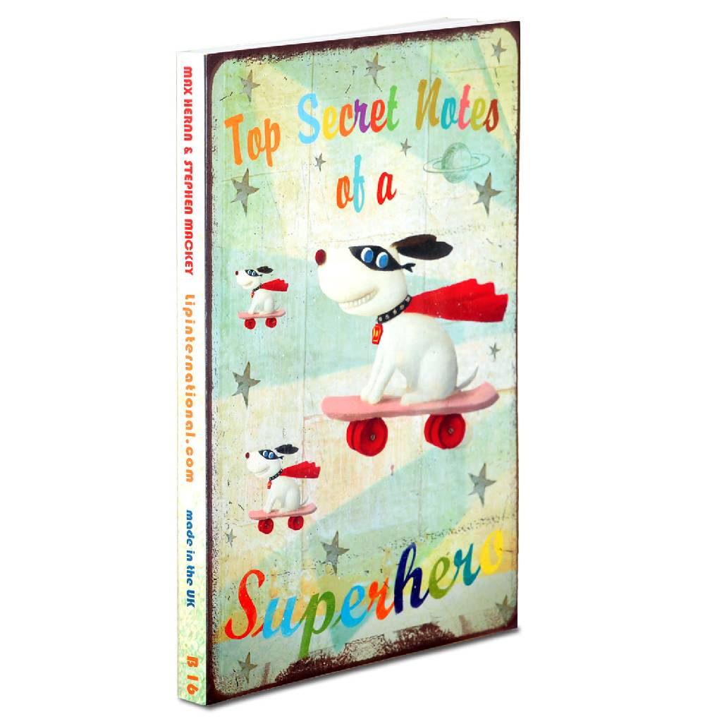 Logoshirt Superhero Dog - Notizblock