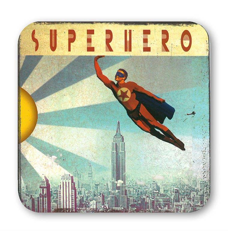 Logoshirt Superhero - Man - Untersetzer