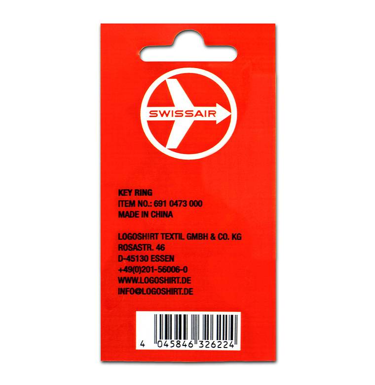 Logoshirt Swissair - Schlüsselanhänger