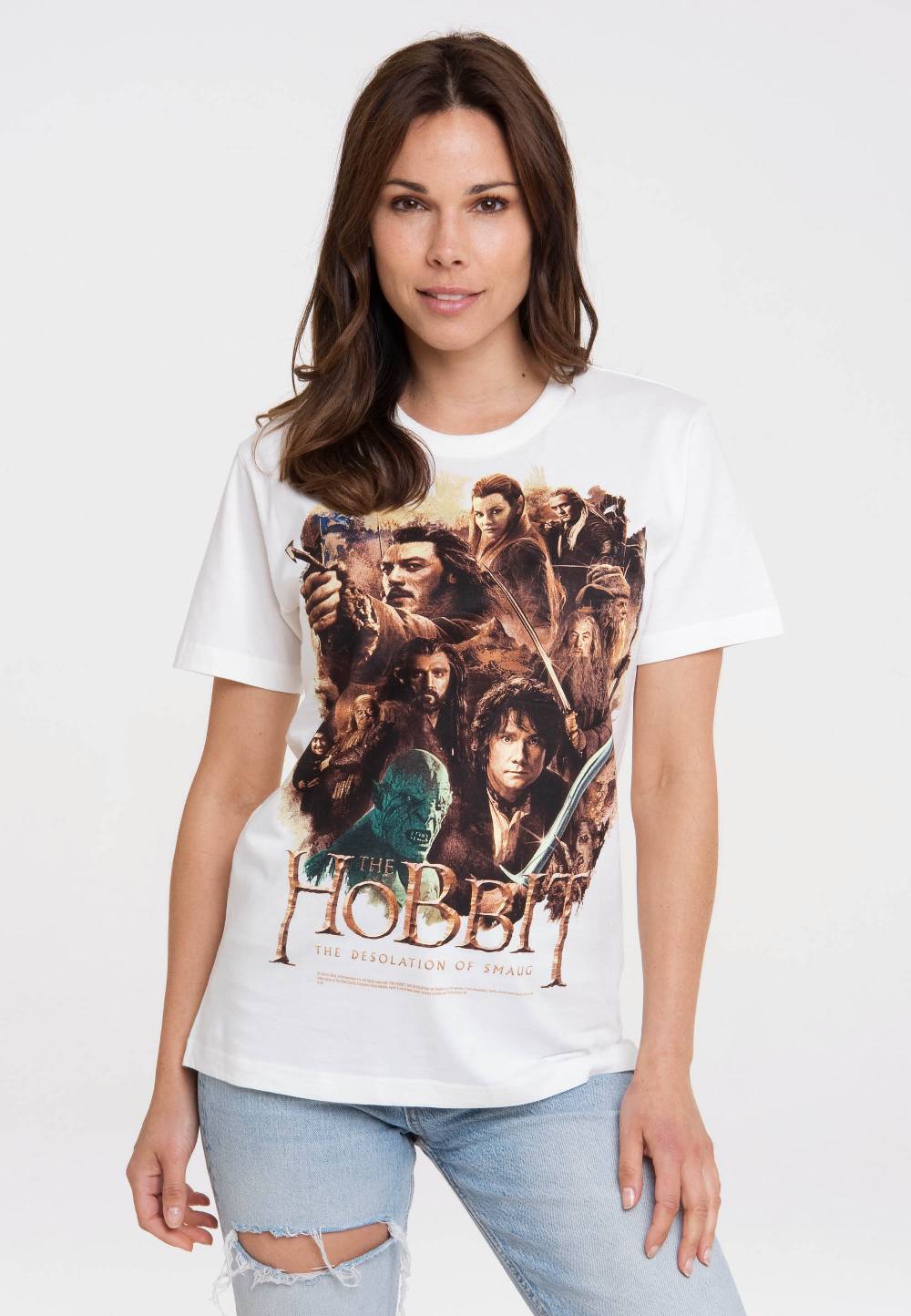 Logoshirt The Hobbit - Poster - T-Shirt Print - Damen