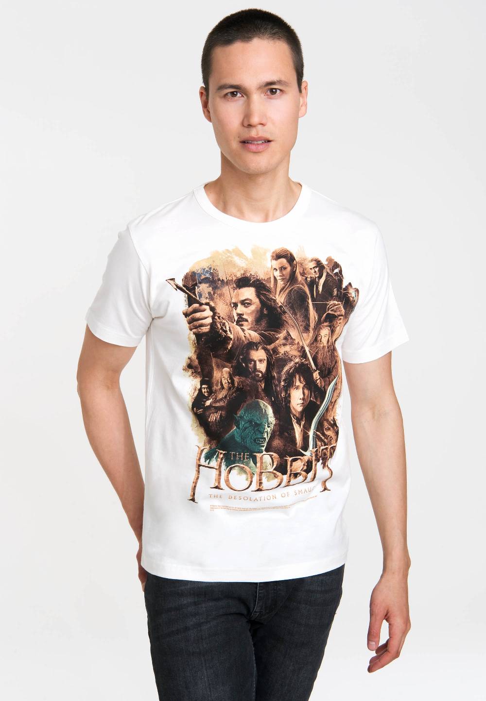 Logoshirt The Hobbit - Poster - T-Shirt Print - Herren