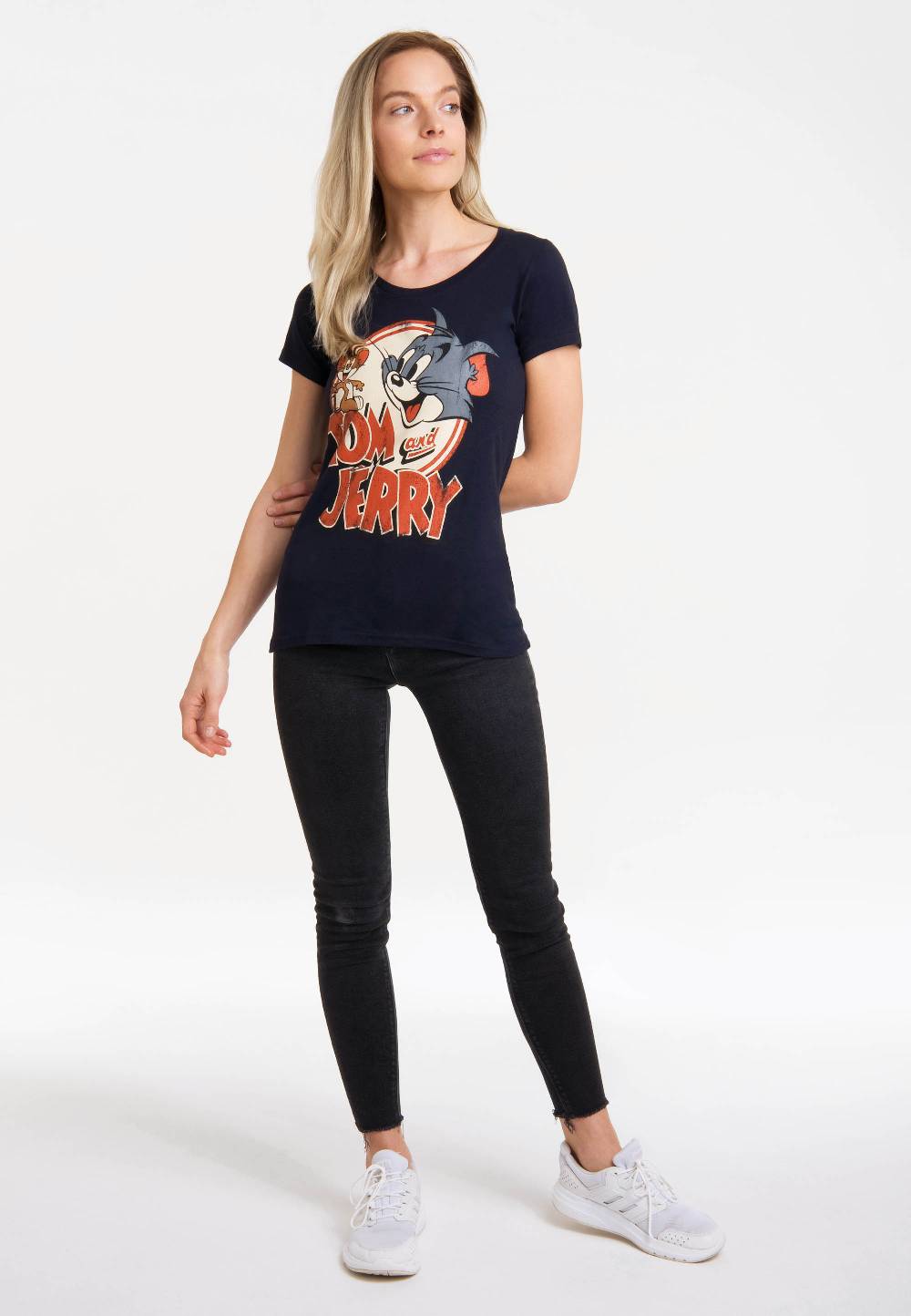 Logoshirt Tom & Jerry - Logo - T-Shirt Print - Damen