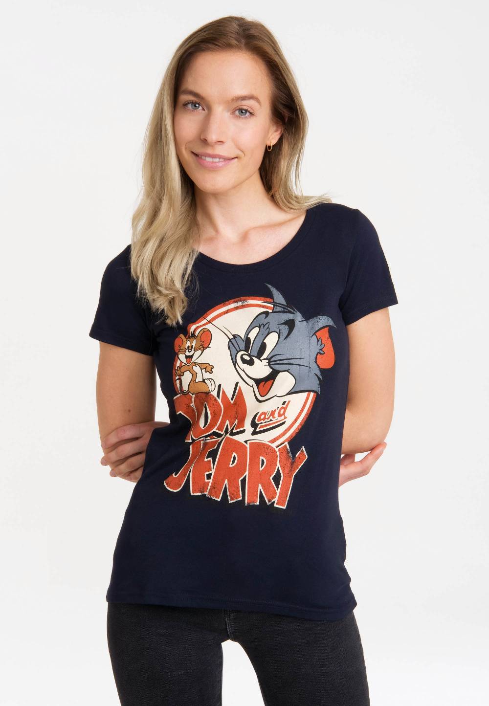 Logoshirt Tom & Jerry - Logo - T-Shirt Print - Damen