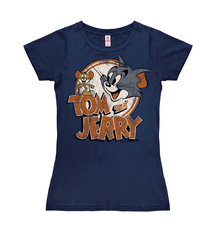 Logoshirt Tom & Jerry - Logo - T-Shirt Print - Damen