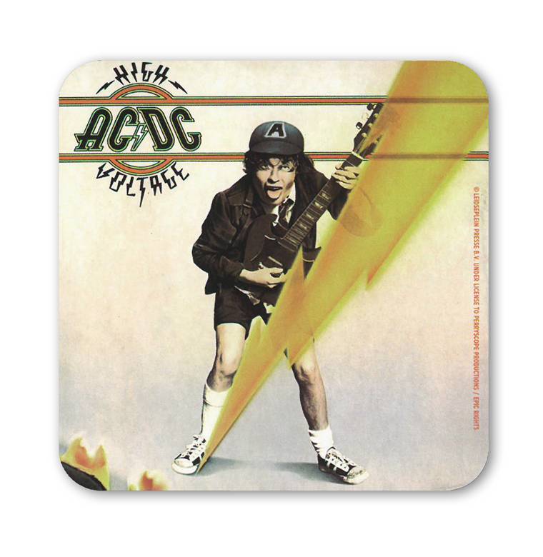 Logoshirt Untersetzer AC/DC - High Voltage - Rock Logoshirt Untersetzer AC/DC - High Voltage - Rock