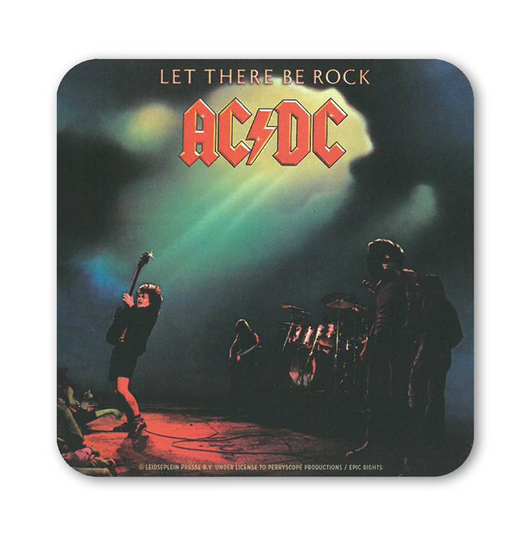 Logoshirt Untersetzer AC/DC - Let There Be Rock