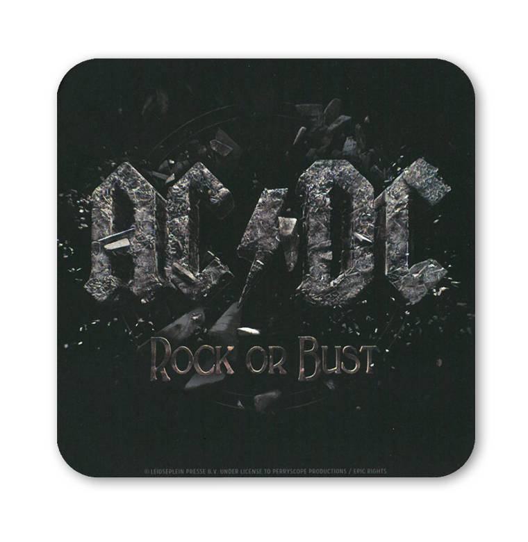 Logoshirt Untersetzer AC/DC - Rock Or Bust