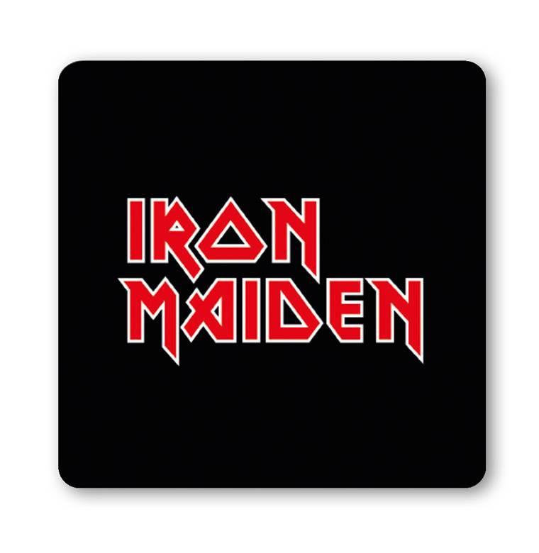 Logoshirt Untersetzer Iron Maiden Logo