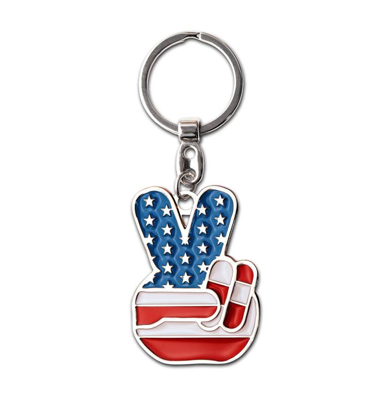 Logoshirt Victory-Zeichen - Schlüsselanhänger