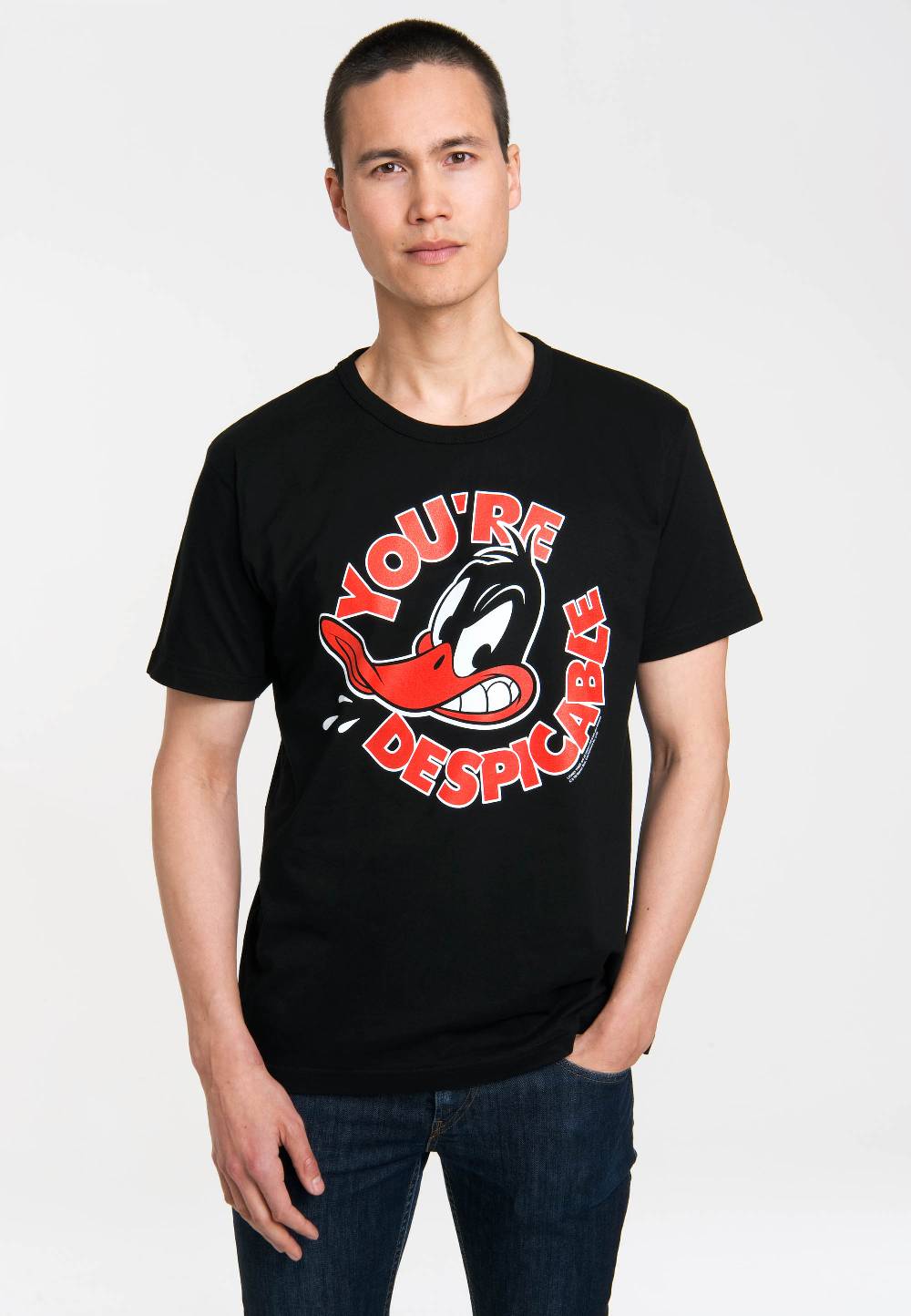 Logoshirt Looney Tunes - Daffy Duck - You're Despicable - T-Shirt Pint - Herren
