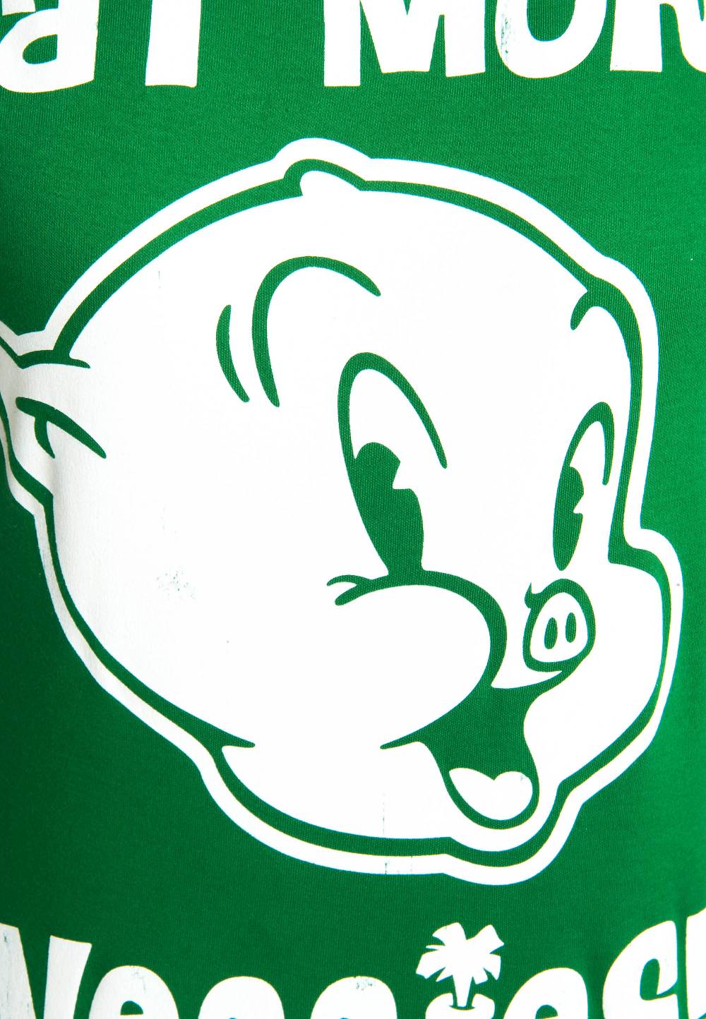 Logoshirt Looney Tunes - Schweinchen Dick - Eat More Veggies - T-Shirt Print - Damen