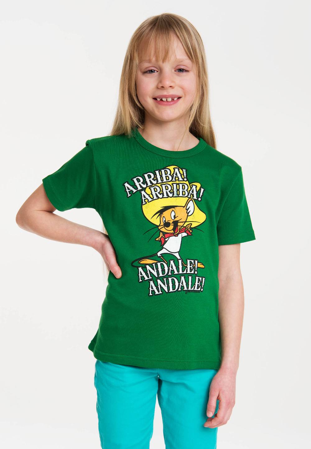 Logoshirt Looney Tunes - Speedy Gonzales - Arriba! Andale! - T-Shirt Print - Kinder
