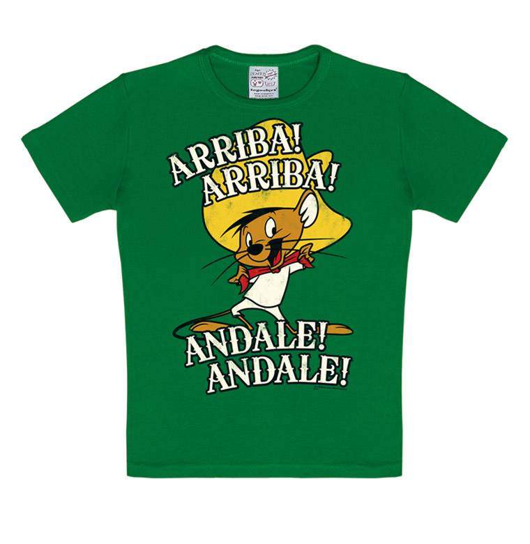 Logoshirt Looney Tunes - Speedy Gonzales - Arriba! Andale! - T-Shirt Print - Kinder