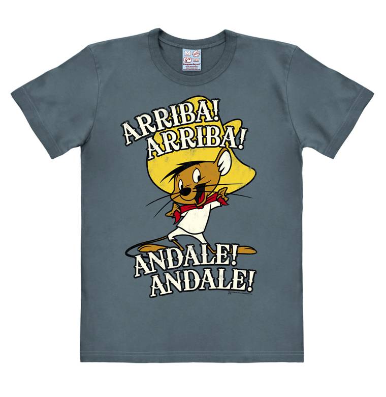 Logoshirt Looney Tunes - Speedy Gonzales - Arriba! Andale! - T-Shirt Print - Herren