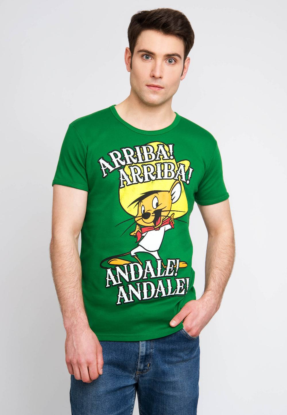 Logoshirt Looney Tunes - Speedy Gonzalez - Arriba Andale - T-Shirt Print - Herren